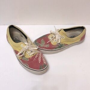 Sz. 7.5 VANS Men’s Tropical Red &Yellow Sneakers